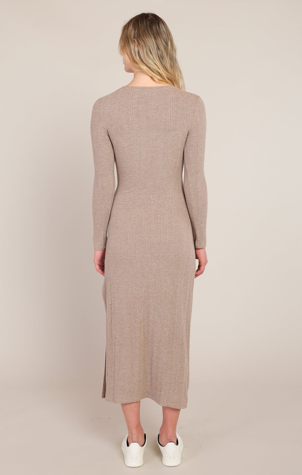 Knot Waist Long Dress