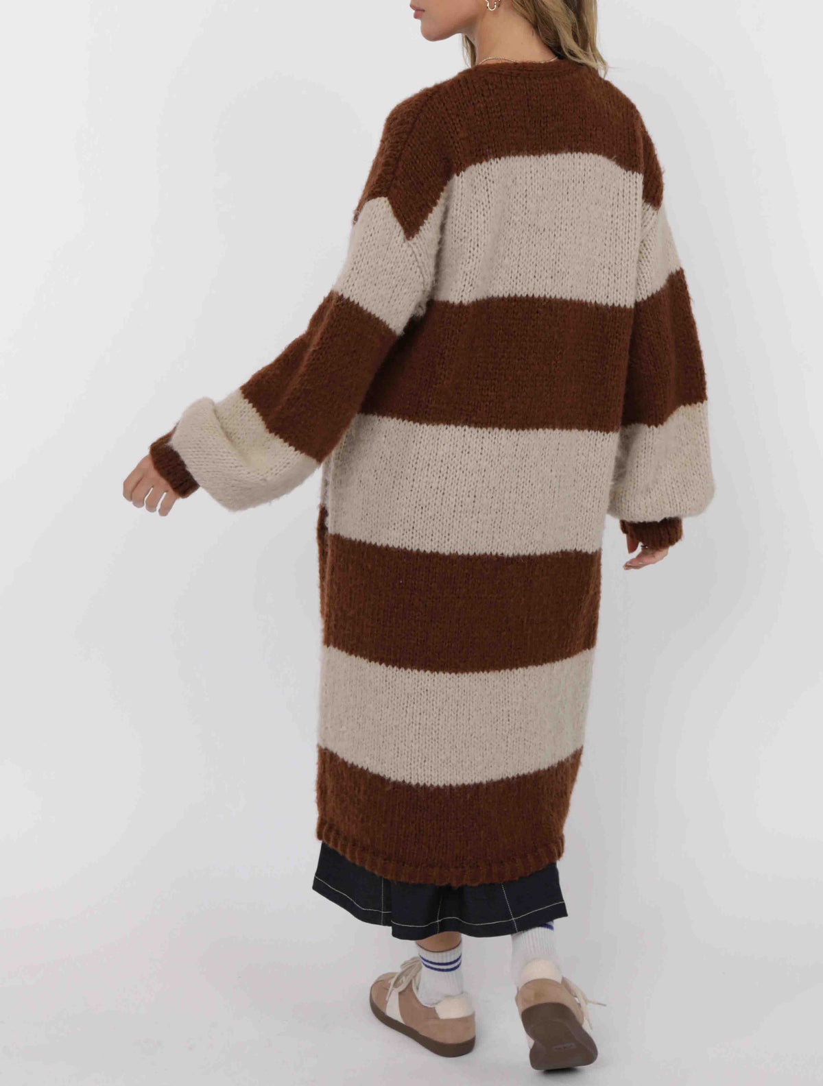 Suki Wide Stripe Cardi