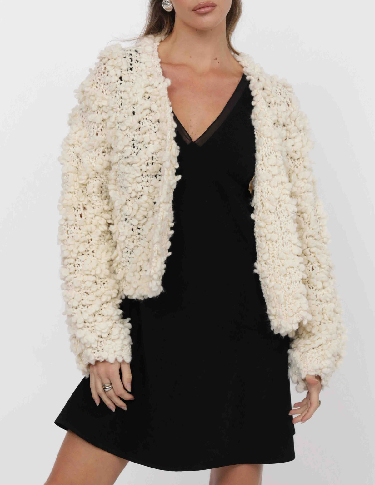 Bombshell Chunky Yarn Cardigan