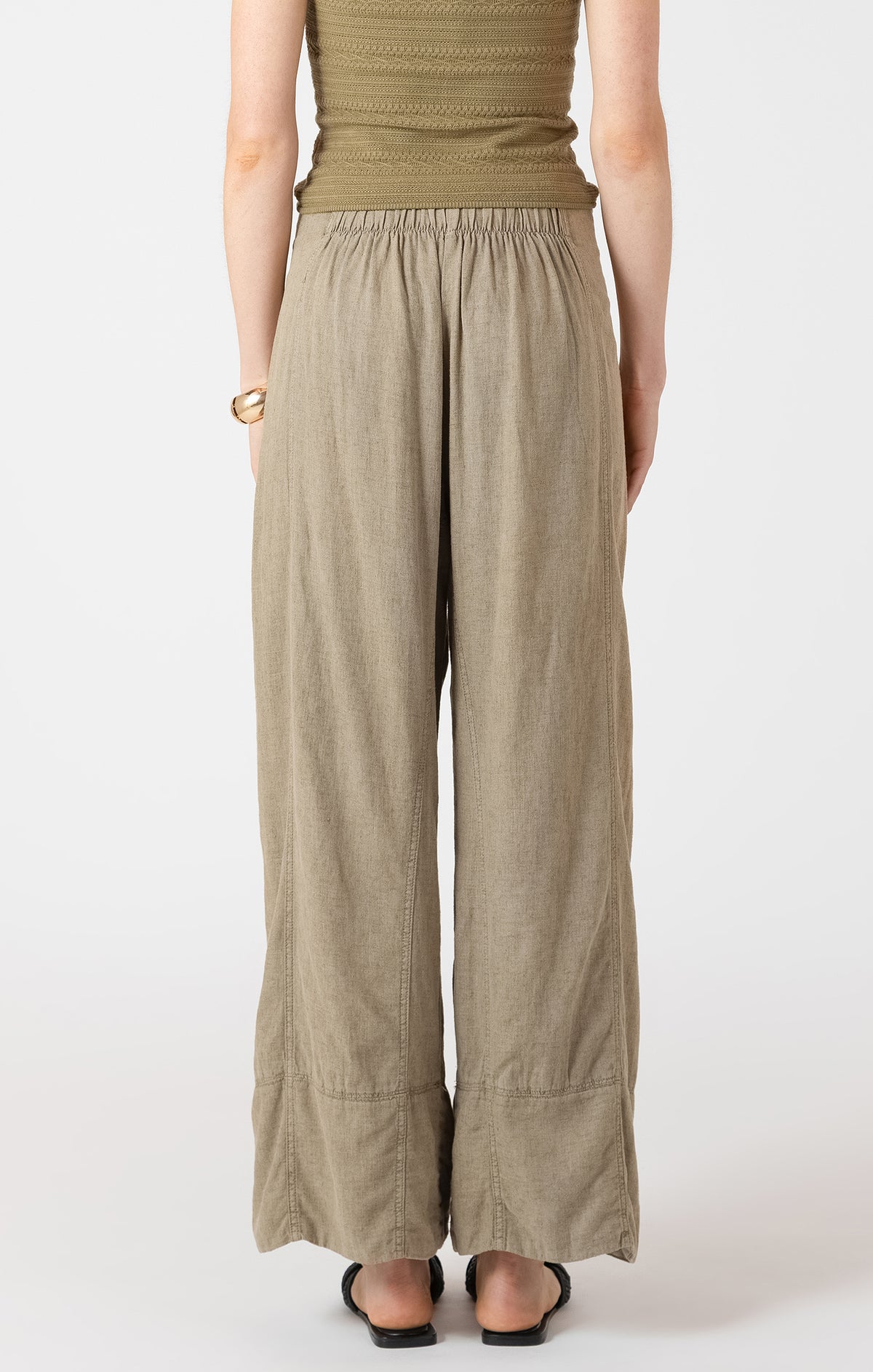 Wide Leg Linen Pant