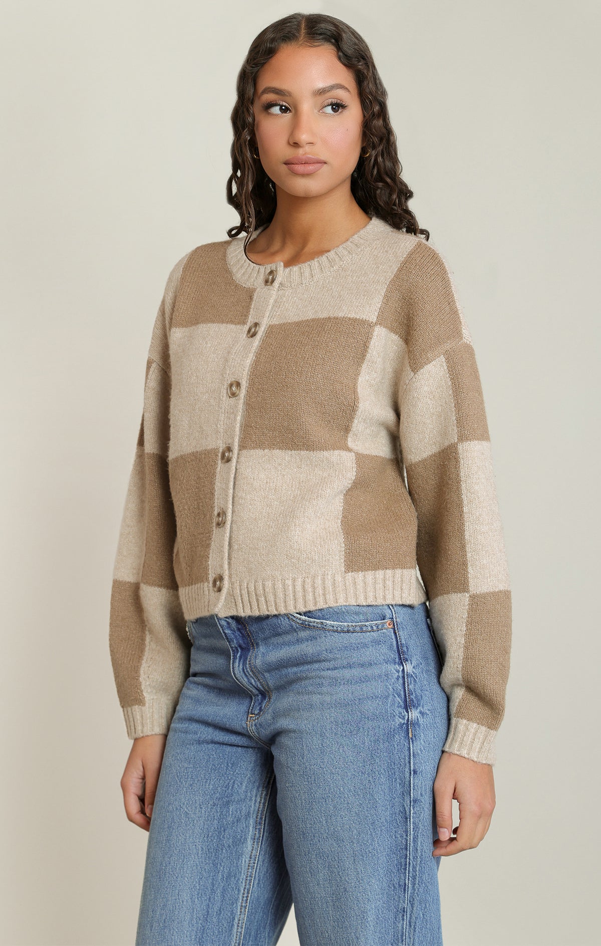 Colourblock Cardigan