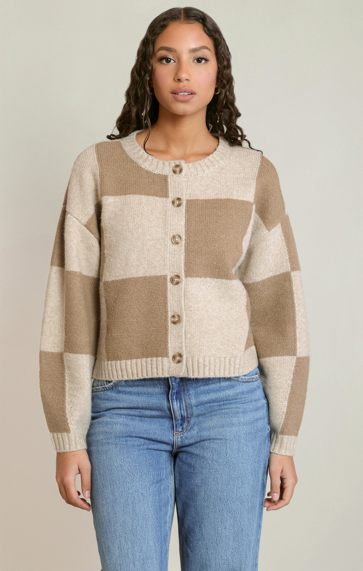 Colourblock Cardigan
