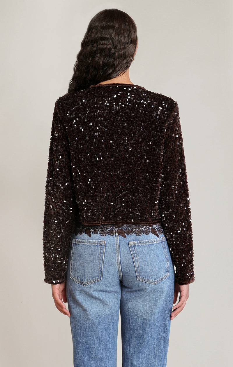 Velvet Sequin Jacket
