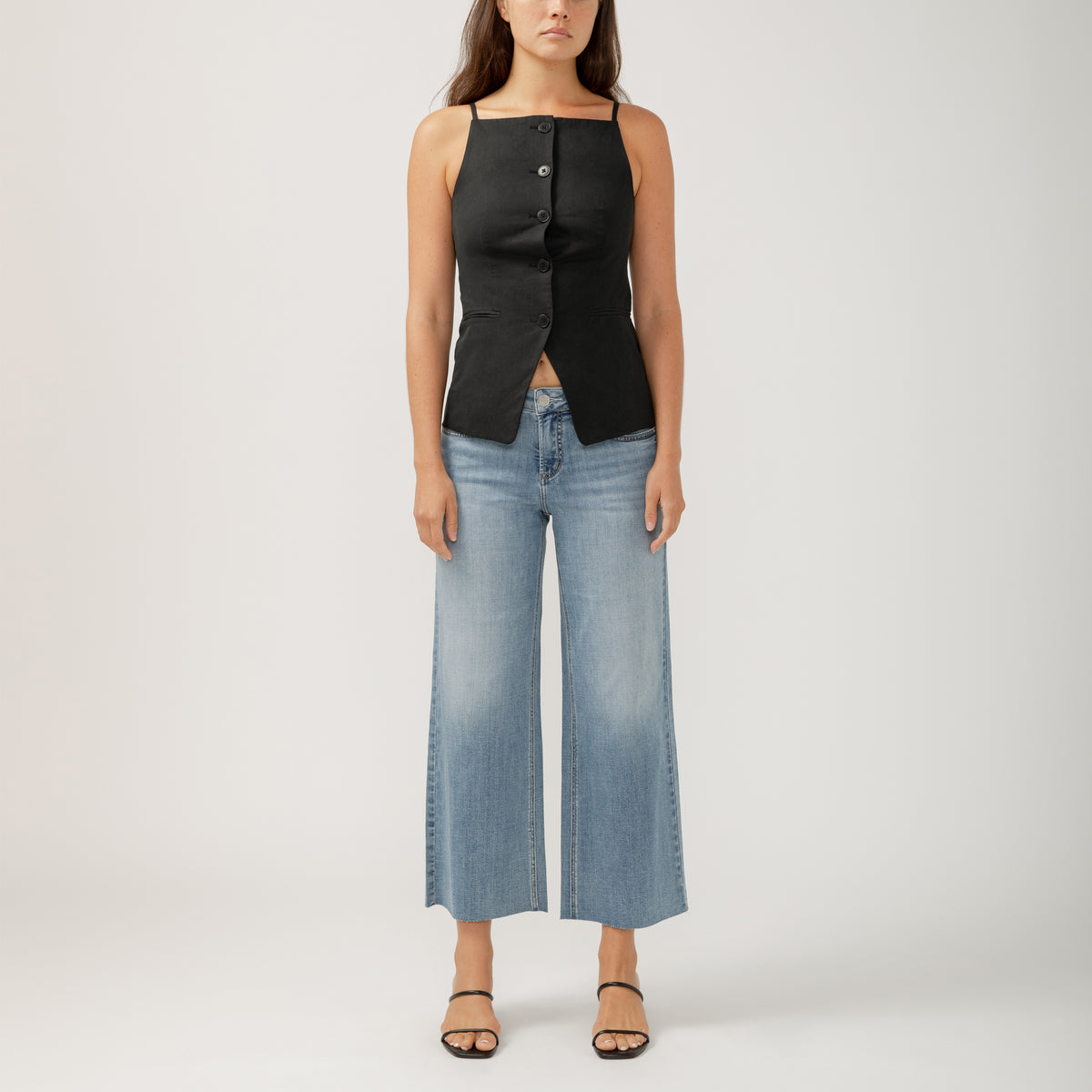 Suki Ankle Wide Leg Jeans