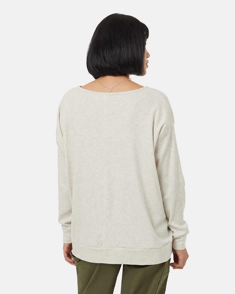 TreeWaffle Deep V-neck Longsleeve