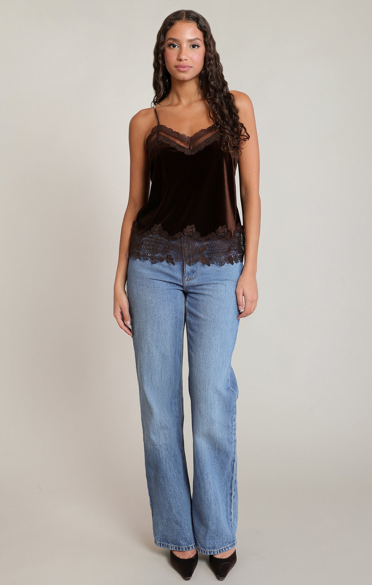 Velvet Lace Cami