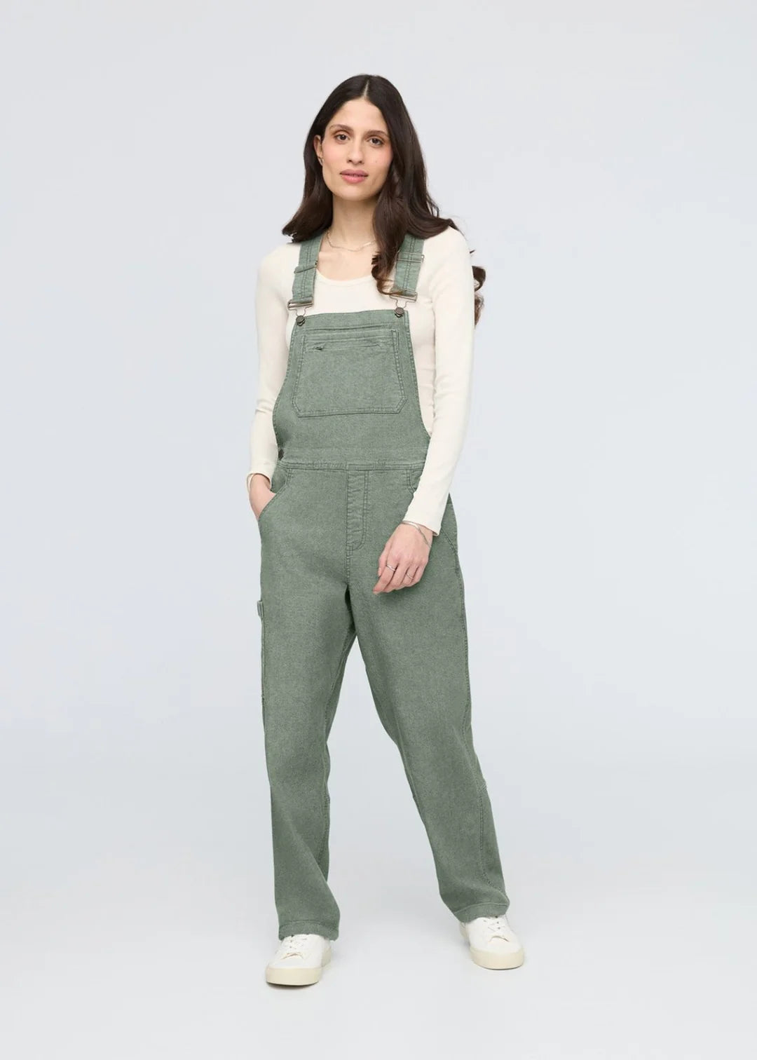 Stretch Canvas Overalls