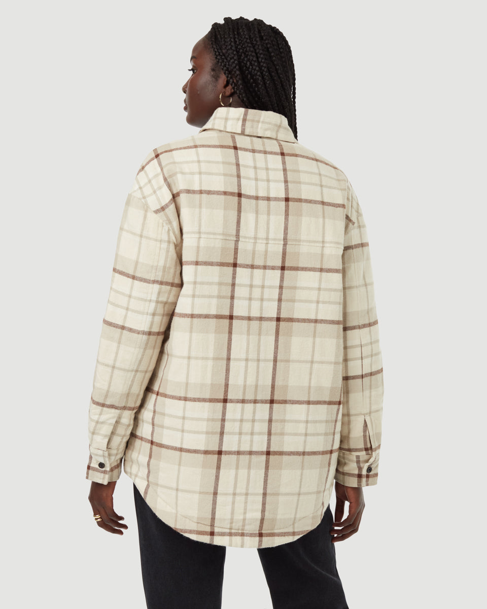 Kapok Flannel Insulated Jacket