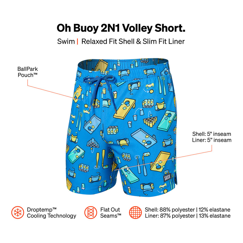 Oh Buoy Stretch Swim Volley 5”