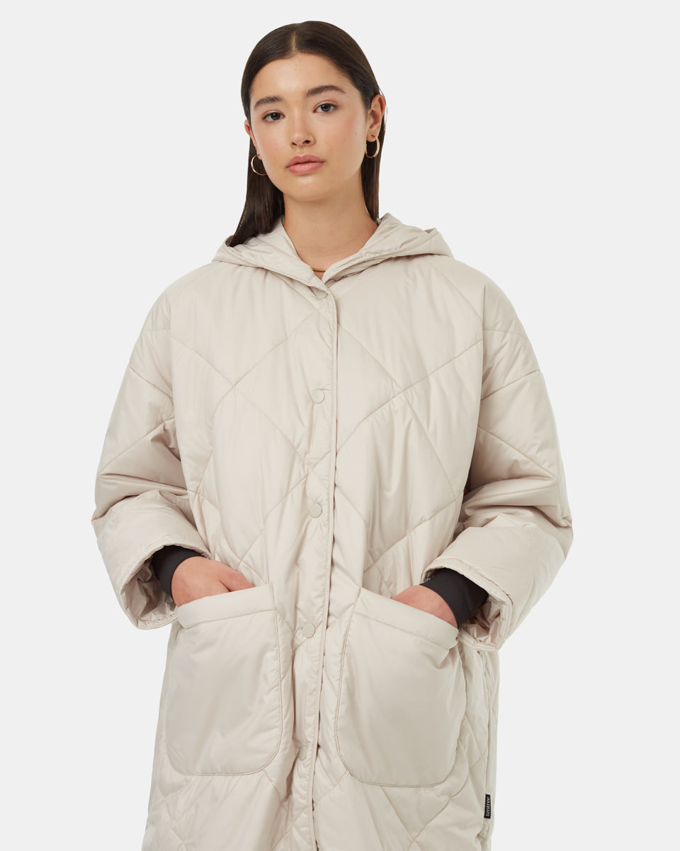 Cloud Shell Quilted Hooded Jacket