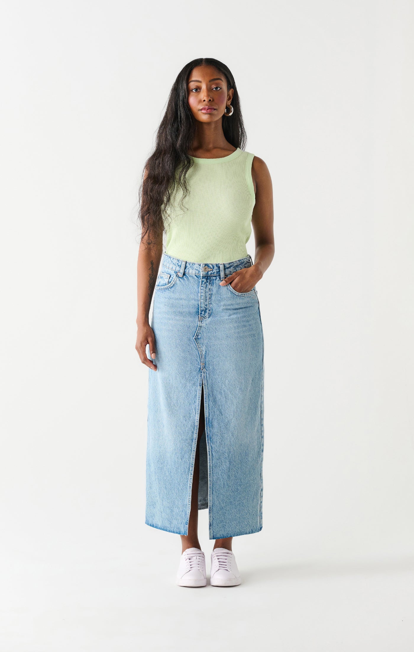 Maxi Denim Skirt STEEL STYLE GARAGE