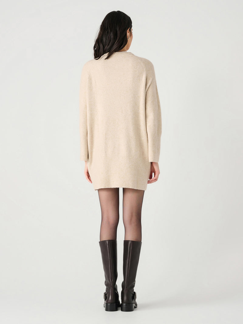 Long Sleeve Crewneck Sweater Dress