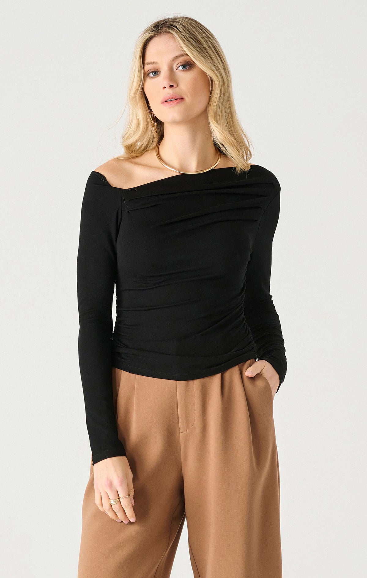 LS Draped Top