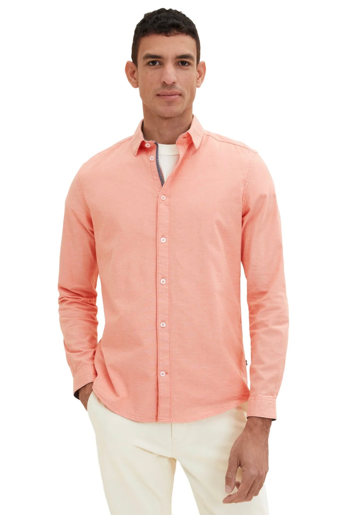 Fitted Stretch Oxford Shirt