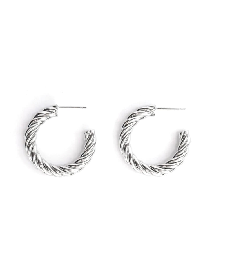 Spin Twisted Hoop Earrings