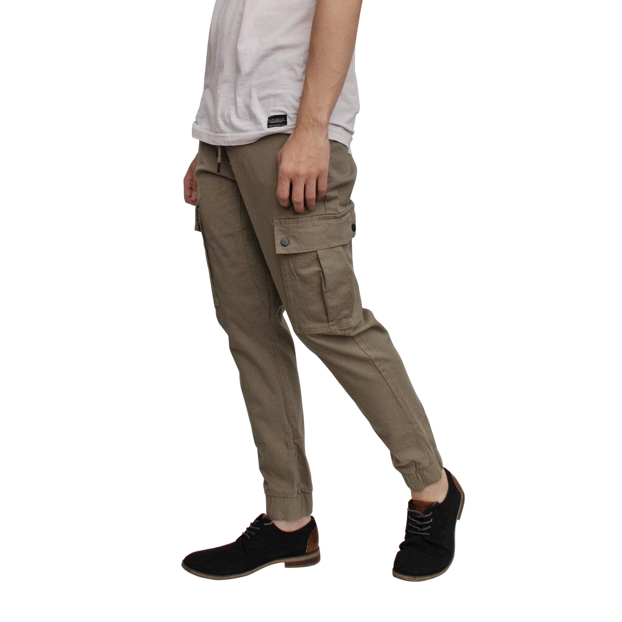 Stretch Twill Cargo Pants 34 (Dim Gray)